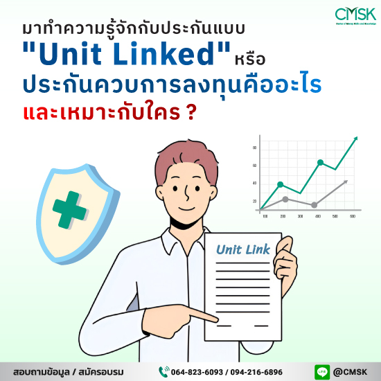 มาทำความรู้จักกับประกันแบบ "Unit Linked" หรือ ประกันควบการลงทุนคืออะไร? และเหมาะกับใคร? มาดูกัน